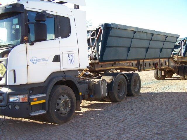 Tipper Truck Polyurea Application - Namibia